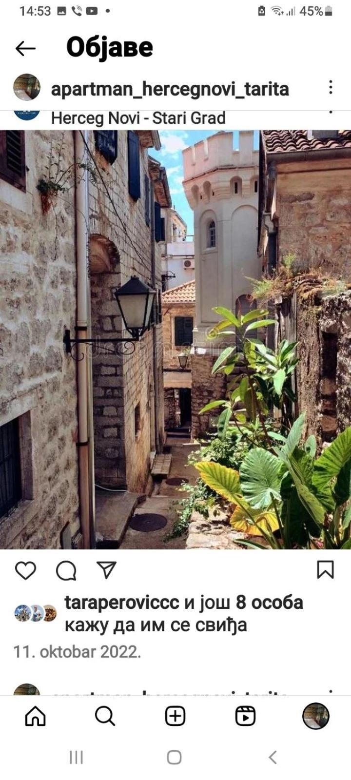 Apartment Tarita Herceg Novi Kültér fotó